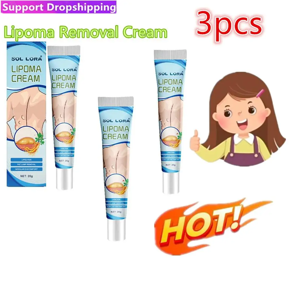 3pcs 20g Lipoma Removal Cream Lipolysis Fat Lump Relief Plaster Skin Swelling Fat Elimination Cream Drop Shipping Health Care