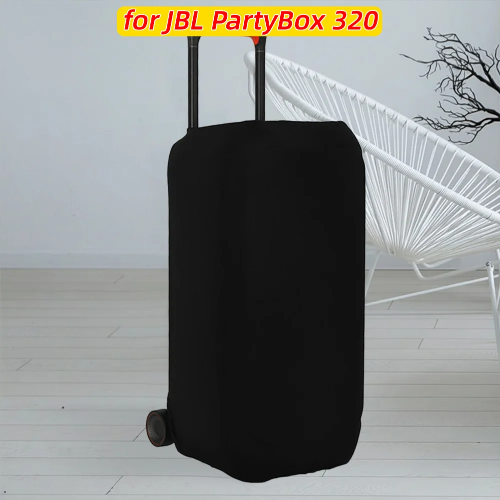

Пыле- и царапиноустойчивый защитный чехол для JBL PartyBox 320: эластичный чехол из лайкры с вырезами для использования на улице и в путешествиях