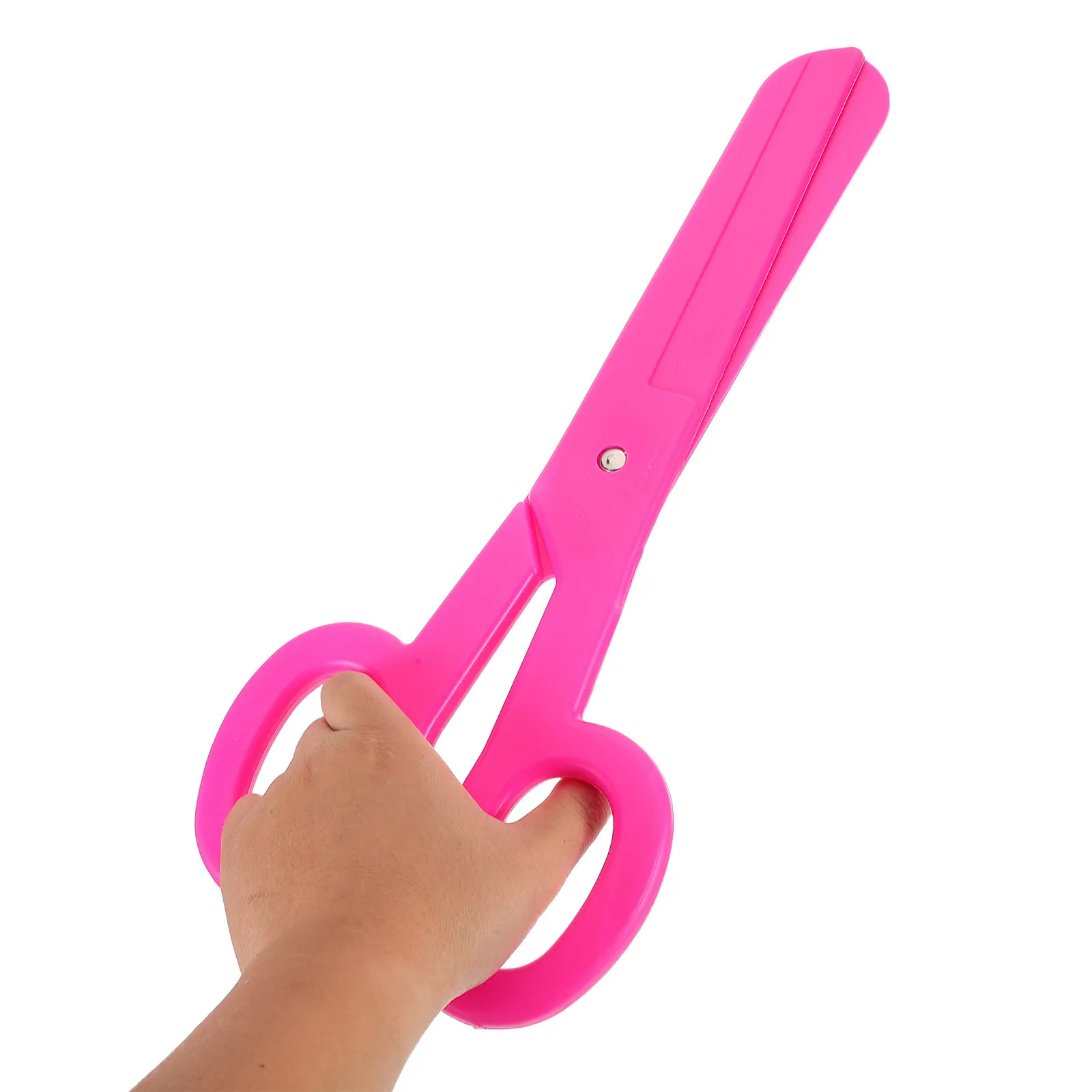 Giant Clown Scissors Props 2pcs Large Plastic Costume Accessories for Circus Stage Performance Halloween