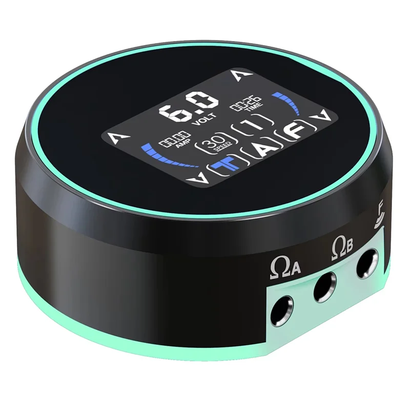 Tattoo Power Supply Aurora III Digital LED Tattoo Belt Coil With Coil And Rotary Tattoo Bolt Adapter Adjust Fre US Plug
