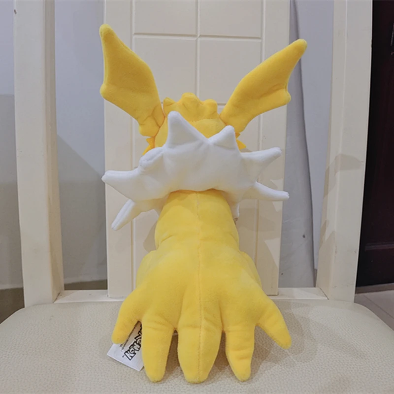 23cm New Pokemon Squat Jolteon Plush Toy Cute Cartoon Stuffed Animal Soft Doll Gift For Children