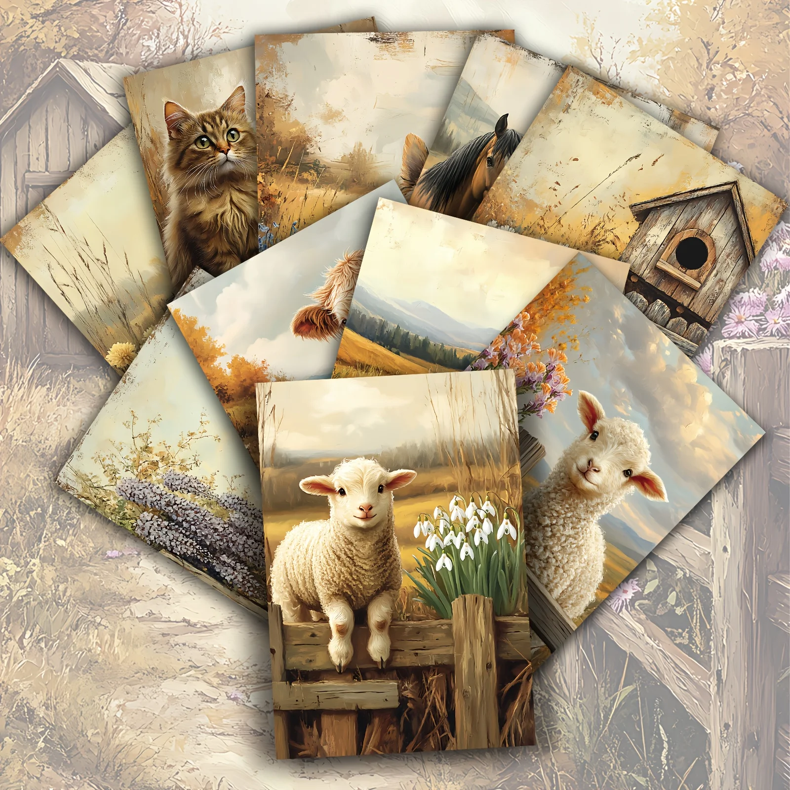 20 cartoline vintage a tema au - Art And Craft Autumn recensione e prezzo