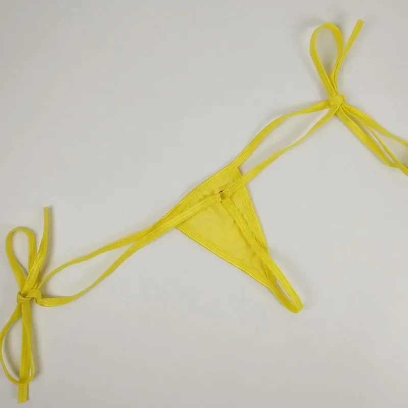 Sexy Micro Bikini Perizoma Delle Donne Dalla Fasciatura di Nuotata G Stringhe Della Spiaggia Bagno di Sole Costume Da Bagno Tanga Gonne e Pantaloni