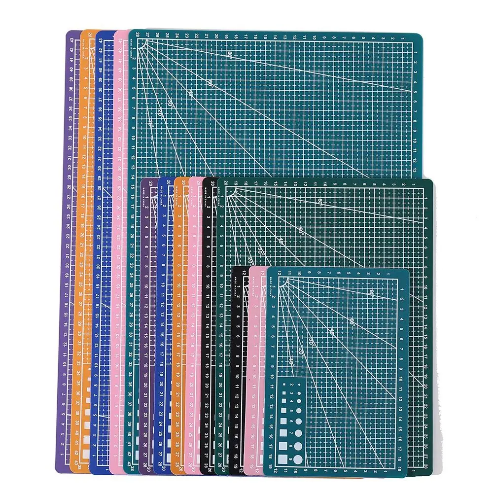 1Pcs Double-side Leather Craft Tool Cutting Mat Engraving A3 A4 A5 Cutting Board Patchwork Sewing PVC Workbench Pad Home DIY