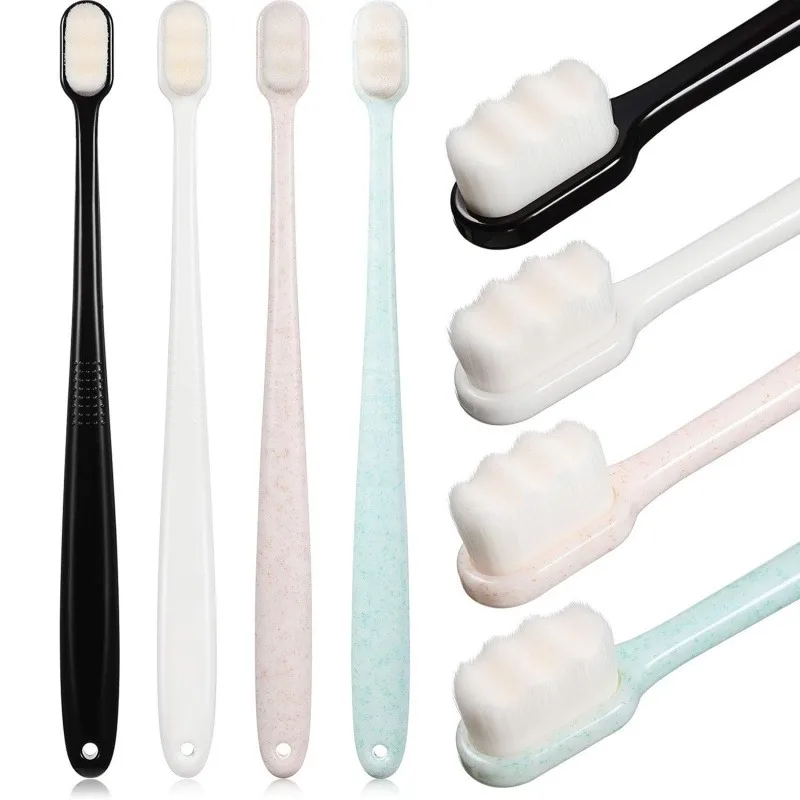 

1-piece Ultra-soft Special Toothbrush for Sensitive Gums, equipped with 20,000 micro-nano fine bristles. Suitable for adults, pregnant women, people with receding gums, the elderly and brace wearers, it gently protects fragile gums (random color delivered