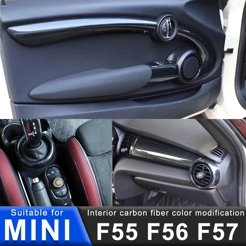 

Модифицированный автомобиль для MINI ONE Cooper S JCW F54 F55 F56 F67 F60 аксессуары для сборщика автомобиля защитная наклейка для интерьера