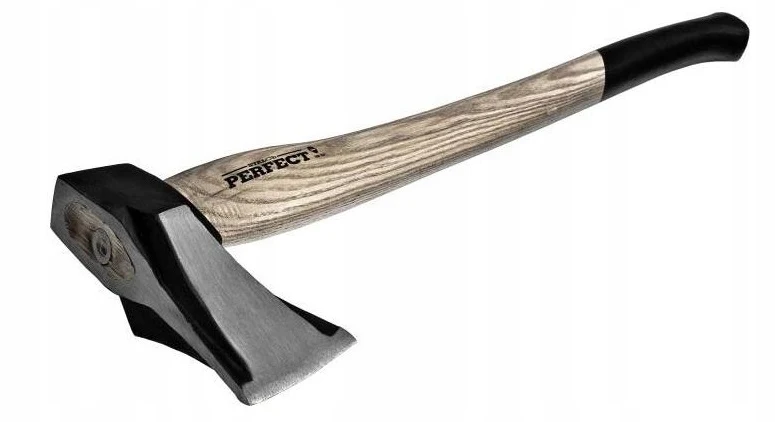 Wood splitting ax with a wedge of 2 kg