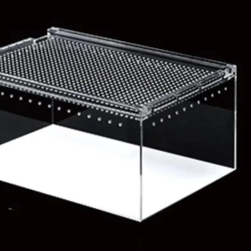 

Reptile acrylic feed box, plastic reptile cage