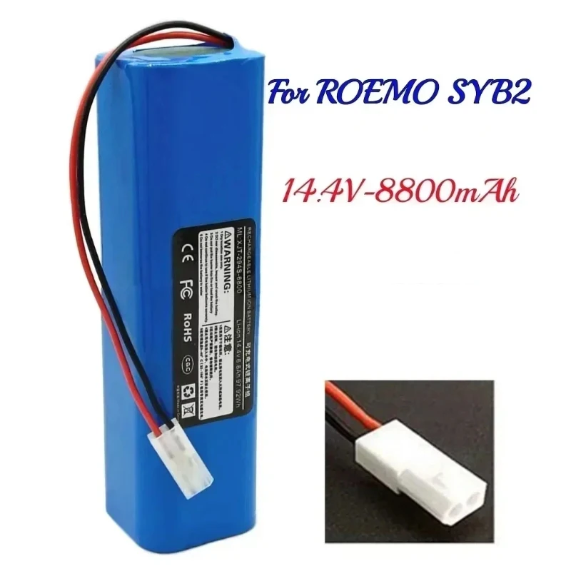 2024 new Is Suitable For ROEMO SYB2 Original Accessories. Rechargeable Lithium Battery Pack  12800mAh. 14.4v .4s2p.