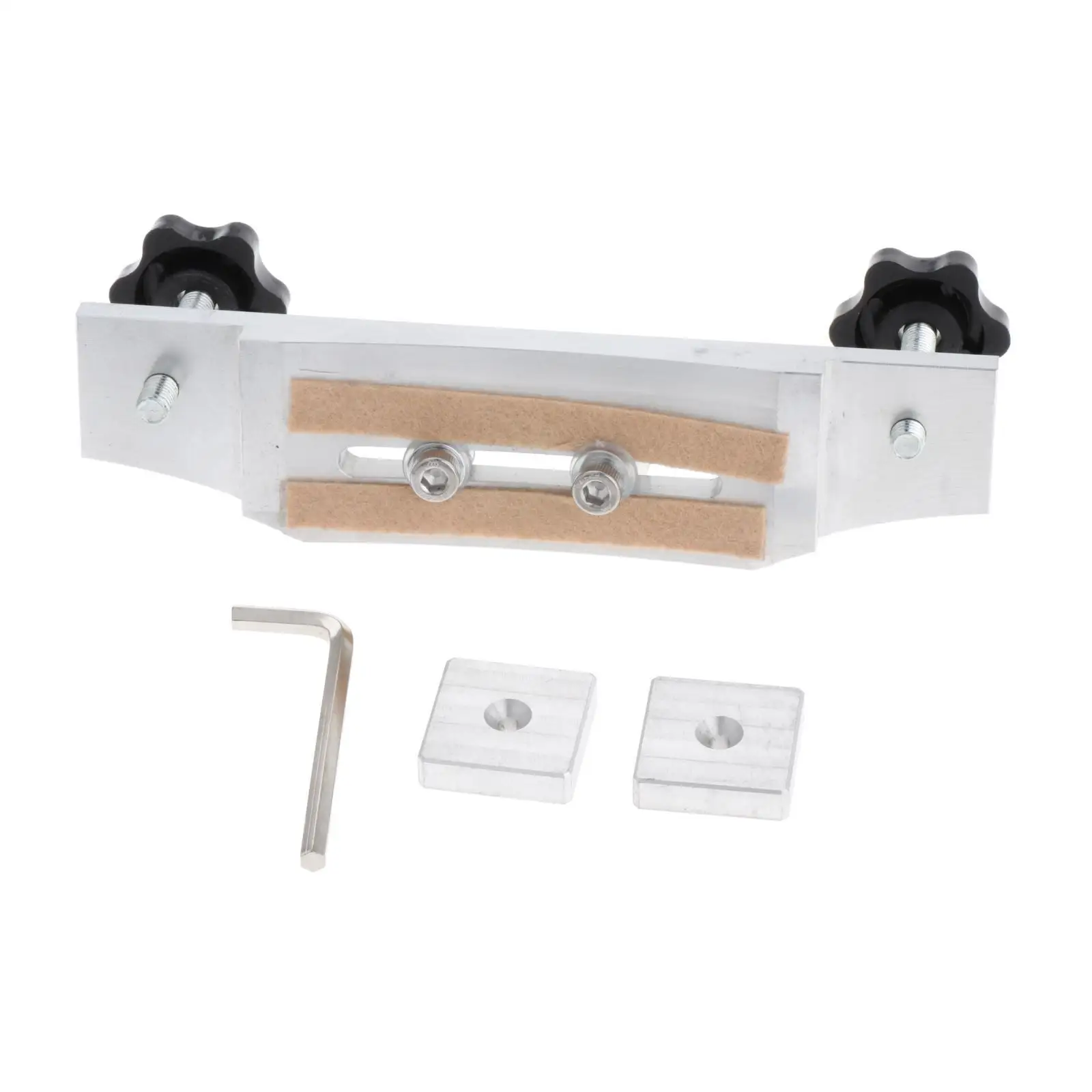 

Guitar Bridge Clamp Silver Aluminum Alloys Bridge Caul Luthier Tool Kit for Classical Guitar Repair