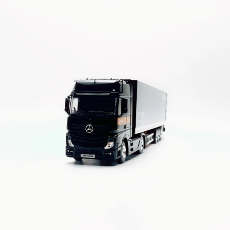 Tiny 1/50  Actros Kerry Logistics Alloy Model Car Delicacy Miniature Static Collectible Toy Holiday Gift