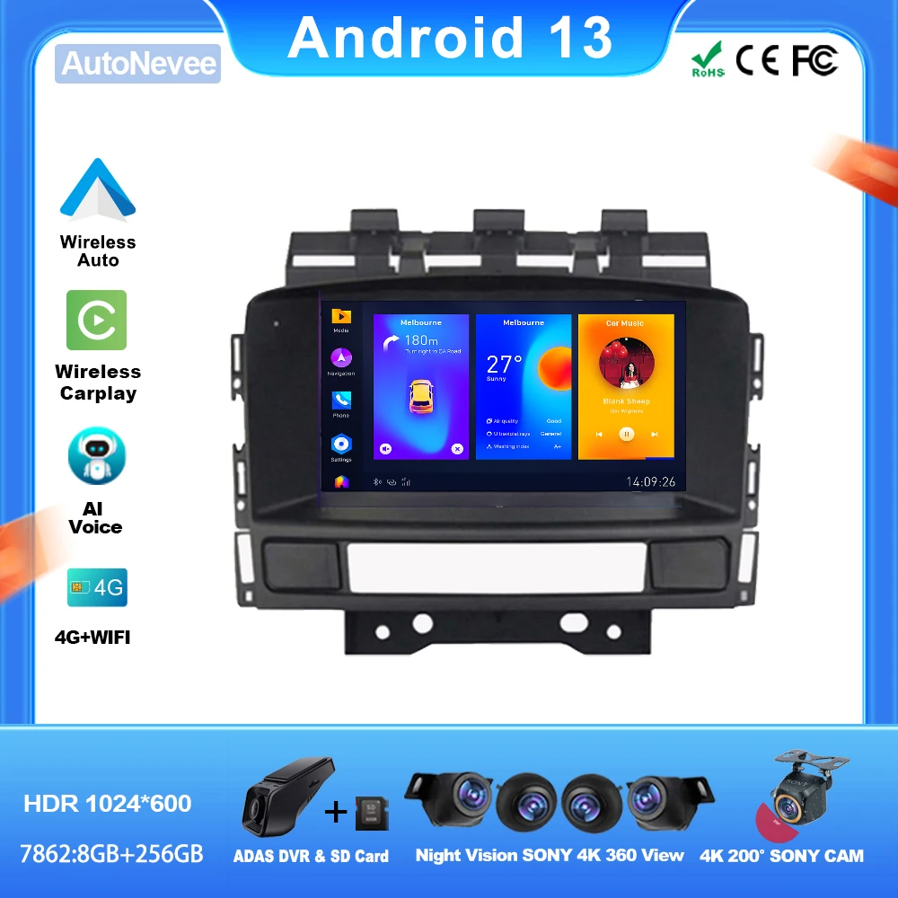 

Car Android Radio For BUICK EXCELLE GT XT OPEL ASTRA J 2011 2012 Multimedia Universal Automotive 5G DVD Wifi GPS Video Player