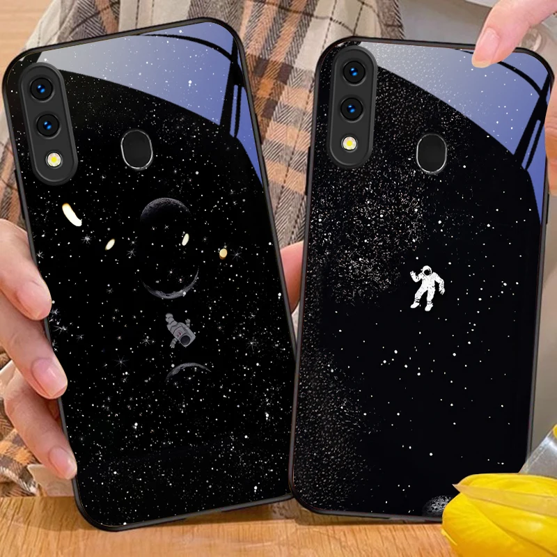 Чехол для телефона Deep Universe Riding из стекла для Samsung A20 30 A22 23 24 25 26 31 32 33 A34 35 42 50 51 52 53 54 55 56 70 71 72 73