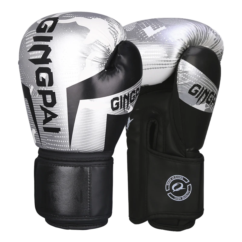 High Quality PU Leather Wear-Resistant And Breathable Boxing Gloves For Sanda Training, Thickened Protective Combat Gloves