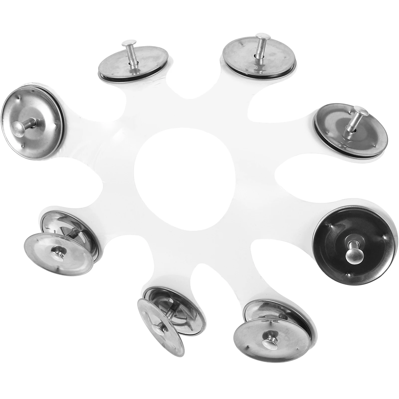 

Rings and Cymbals Drum Hihat Accessories Bell Mini Supply White Tambourine Accessory Baby