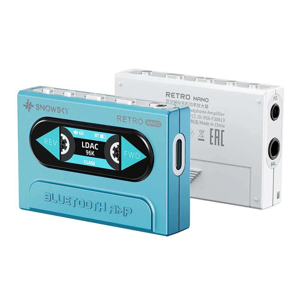 Snowsky/FiiO RETRO NANO Bluetooth DAC i wzmacniacz słuchawkowy, LDAC/aptX Adaptive/aptX LL z 3,5 mm/4,4 mm — zdjęcie produktu 7
