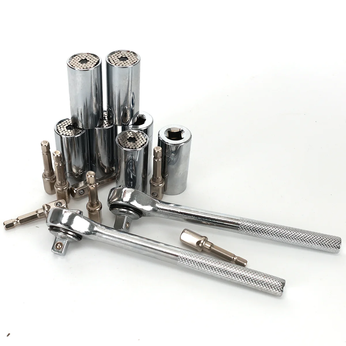 3-in-1 7-19mm Universal-Ratschenschlüssel-Set, Bohradapter, Multifunktionales Handwerkzeug für Auto- und Hausreparaturen – Detail 7