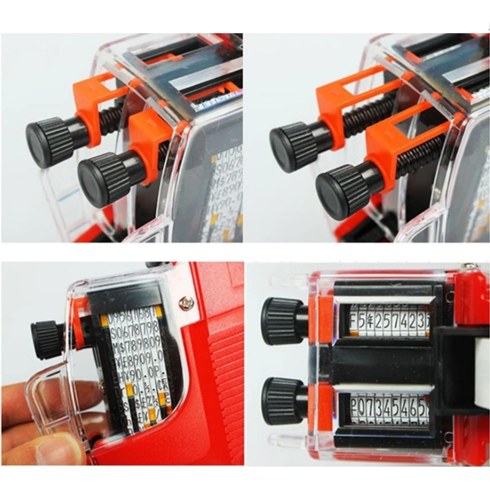 علامات بندقية سعر المصنع علامة بندقية تسمية بندقية 10 أرقام 2 خطوط تسمية ماركر مرفق أداة لمتجر مكتب البيع بالتجزئة