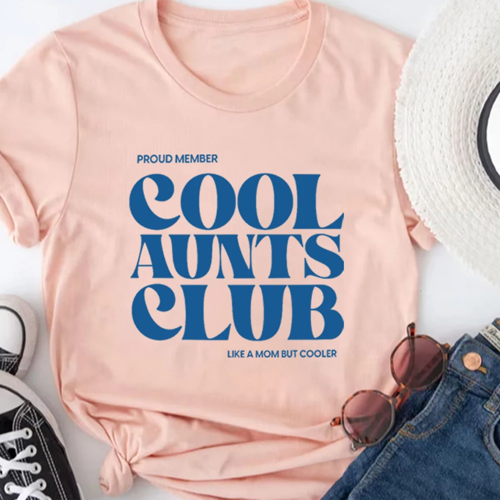 Cool Aunts Club Graphic T Shirts Cool Aunt Shirts Cool Aunts Club Promoted To Aunt Shirts Future Aunt Gifts Women Clothing