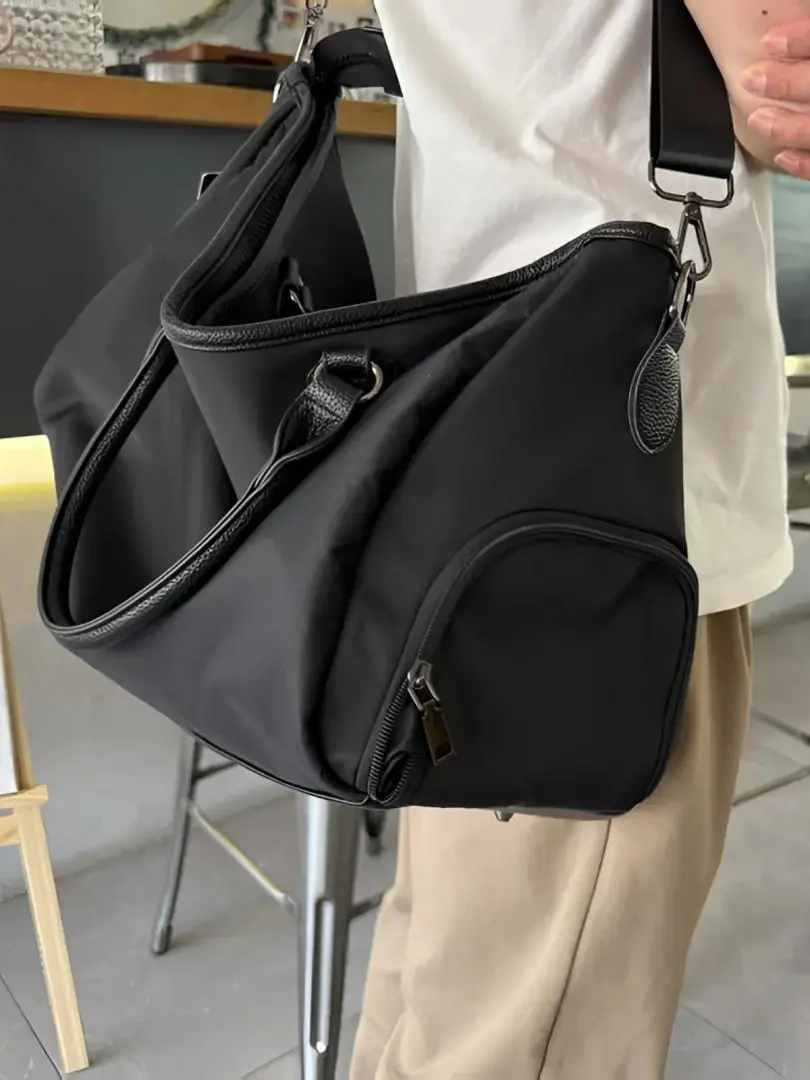 soft-shoulder-bag-unisex-travel-sports-fitness-crossbody-handbag-oxford-cloth-material-no-pull-rod-summer-2025