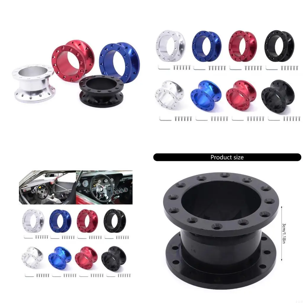 F1CF Comfortable Steering Wheel Height Extender for Optimal Long Distance Driving Experience Sporty Interiors Shorter
