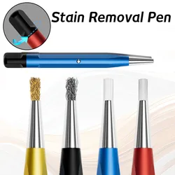 Practical Watch Rust Removal Brush Pen Glass Fiber Brass Steel Clean Scratch Polishing Tool Watch Parts Repair Tool