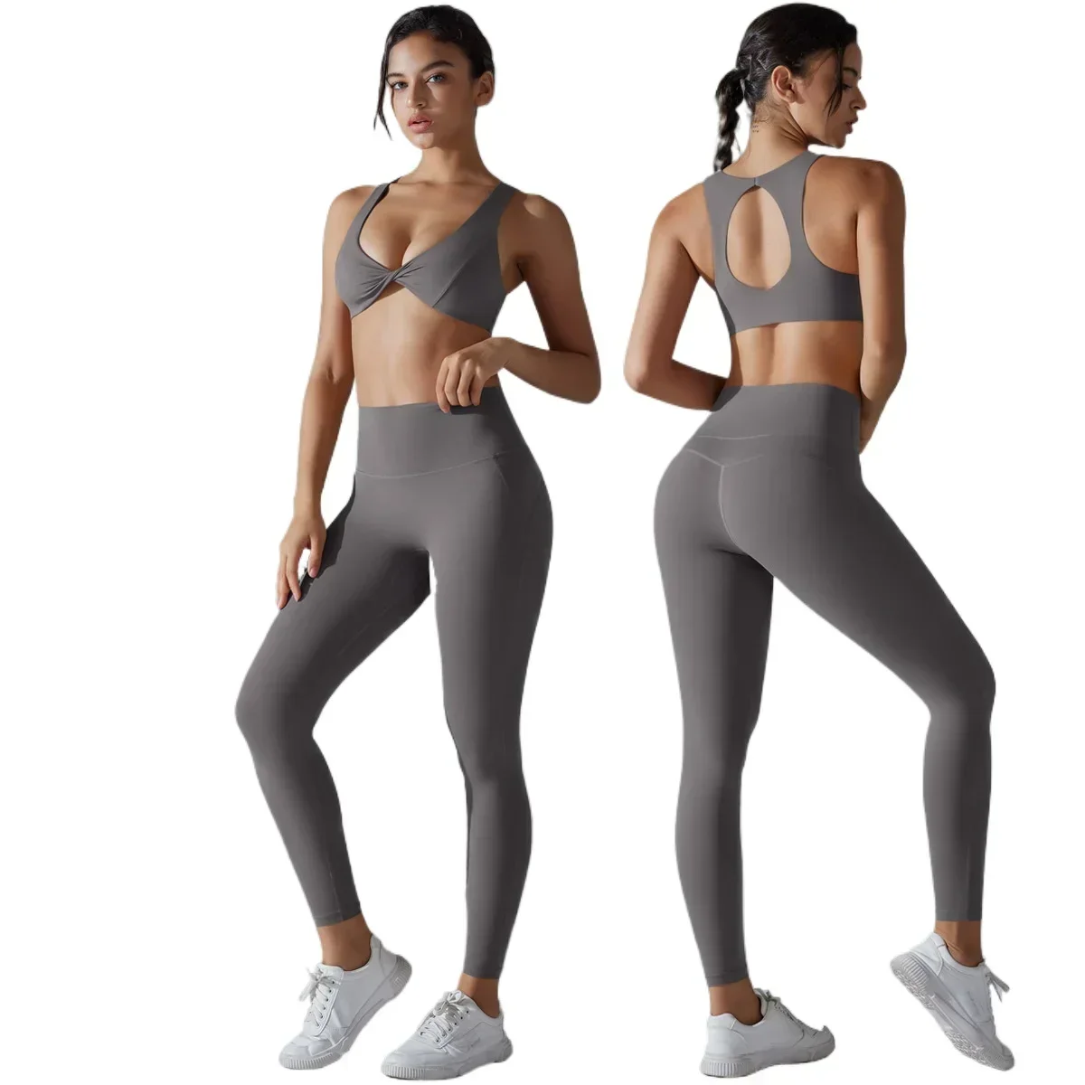 

Sports Push Up Bra Leggings Sets Yoga Fitness Sets Running Fitness Pants Suit Workout Set Clothes for Women 2 Piece Sets Outfits