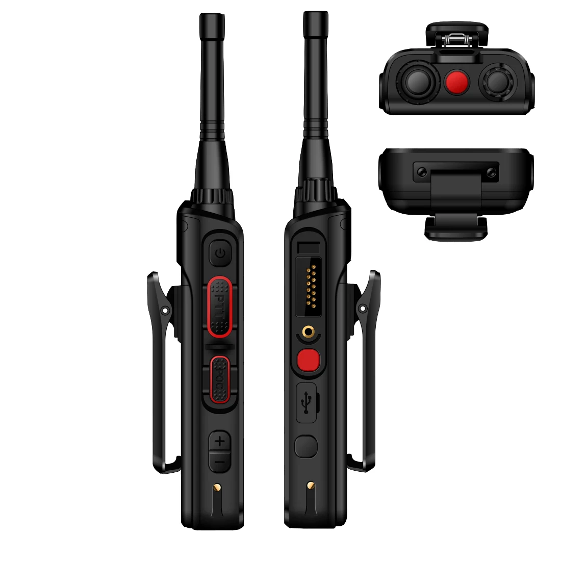 Rungee Smartphone Analog Walkie Talkie Android 10 UHF 400-470MHz Two Way Radio Support PTT A-GPS Camera Wifi