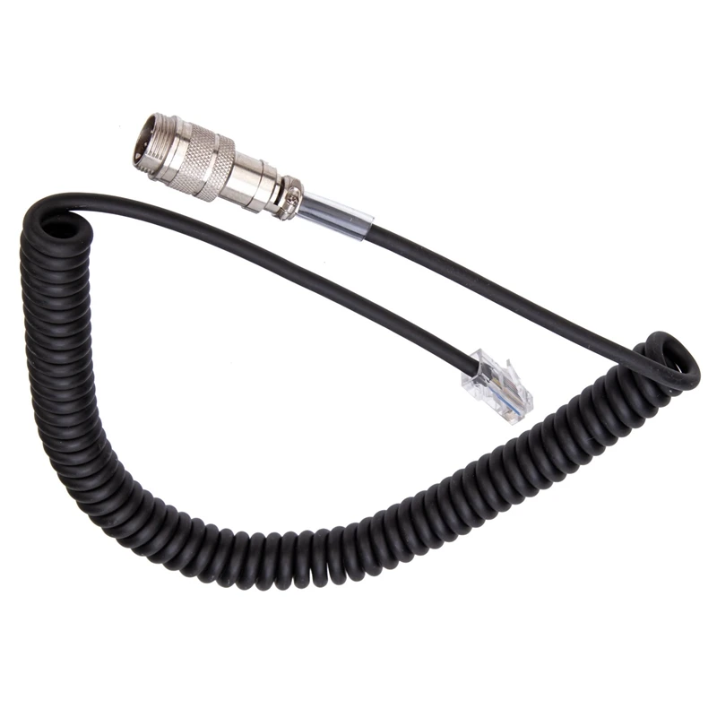 8Pin To RJ-45 Handheld Ridao Speaker Microphone PU Cable Adapter For Yaesu MD-200 MD-100