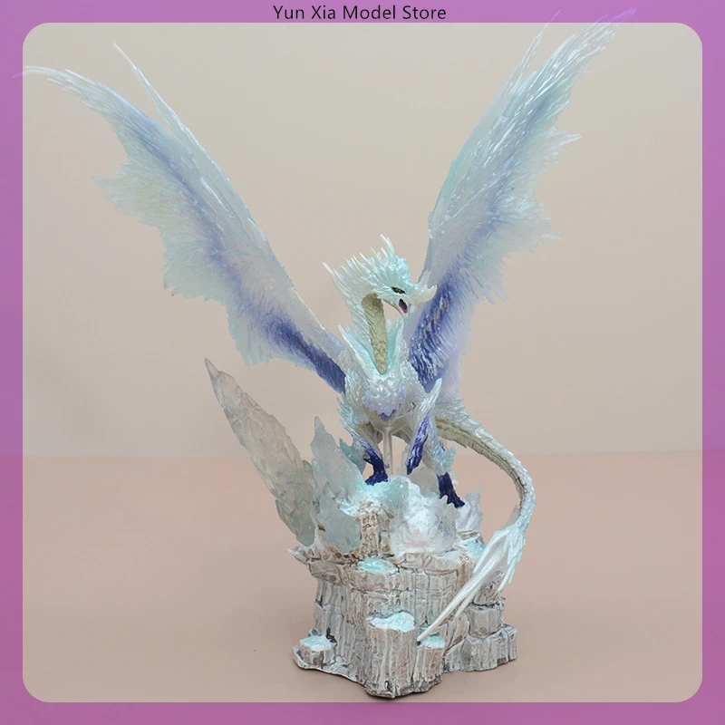 23cm Monster Hunter Velkhana Game Figure Model Statue Boys Collection Model Desktop Decoration Ornament Toys Gifts