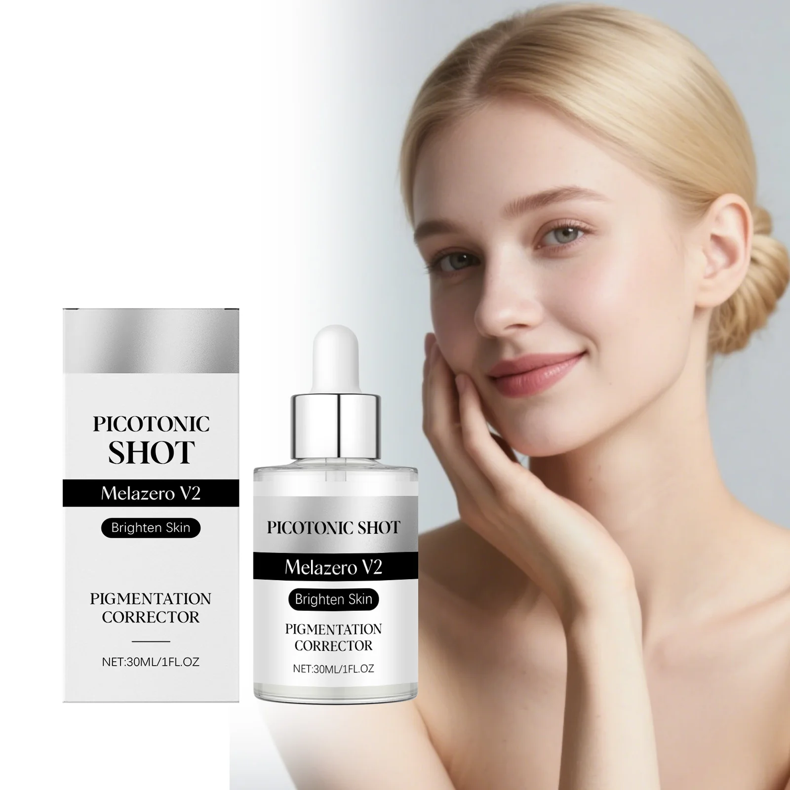 جوهر العناية بالوجه يغذي البشرة بلطفًا، ويحسن لون البشرة ويحسن جوهر العناية بالبشرة