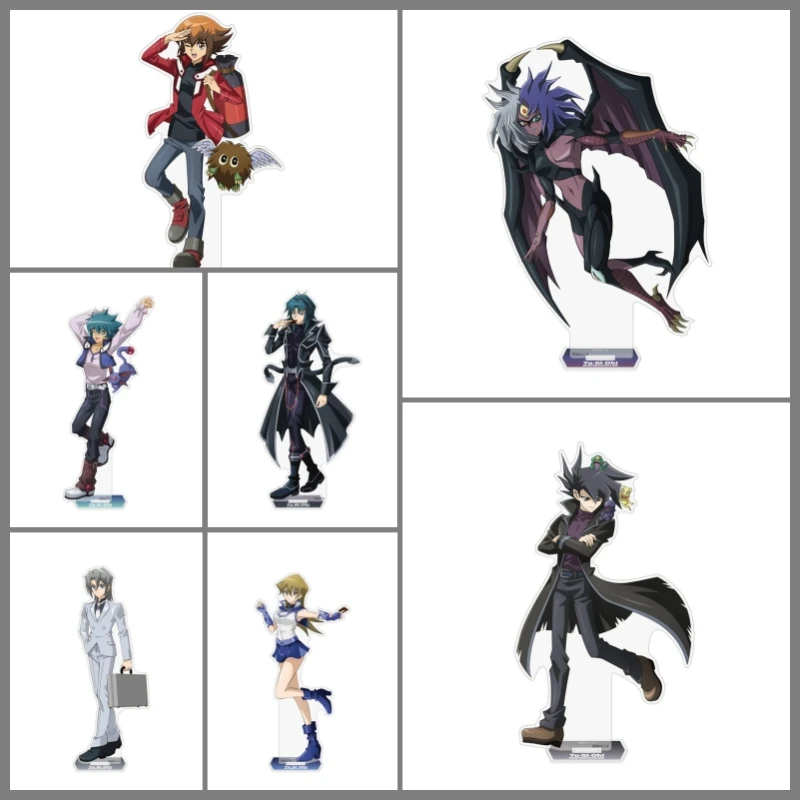 

Anime Yu-Gi-Oh! GX Acrylic Stand Jaden Yuki figure Stand Plate Cosplay Prop Cartoons present Firend Christmas Gifts
