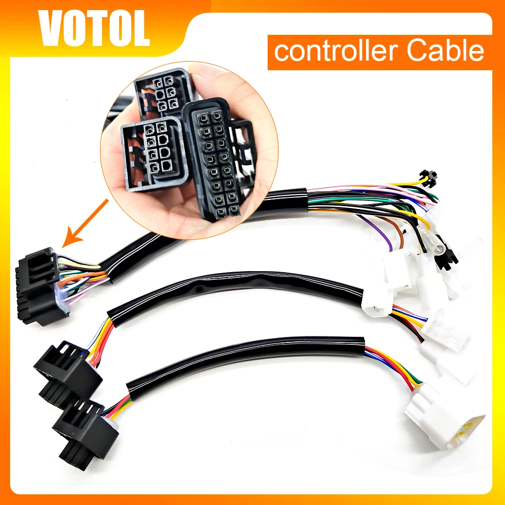 

VOTOL EM25 EM30 EM50 EM100 EM150 EM50-4 EM80 GTS SP 7235 7255 72350 Electric Scooter controller Cable harness only for Votol EM