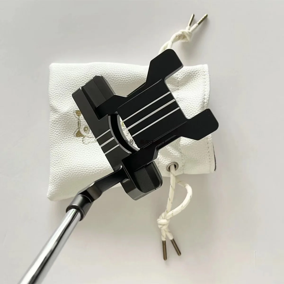 P308 Black Golf Putter Steel 303 CNC Forged Milled Right Handed For Men With Steel Shaft And Head cover