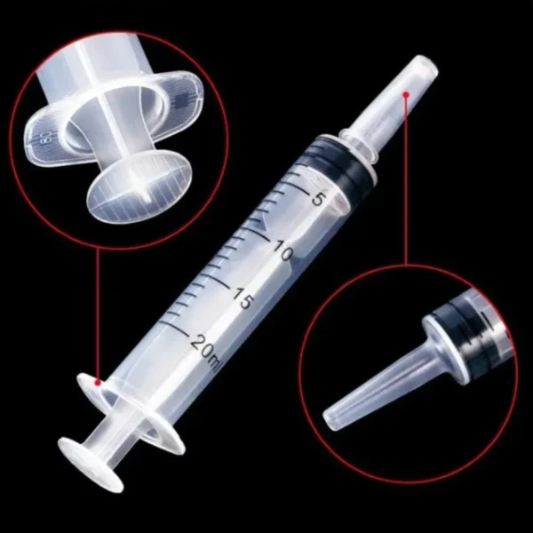 حقنة بلاستيكية للتجارب والديكور وحقن المياه والضخ موديلات 60/100/200/300/500 مل #2