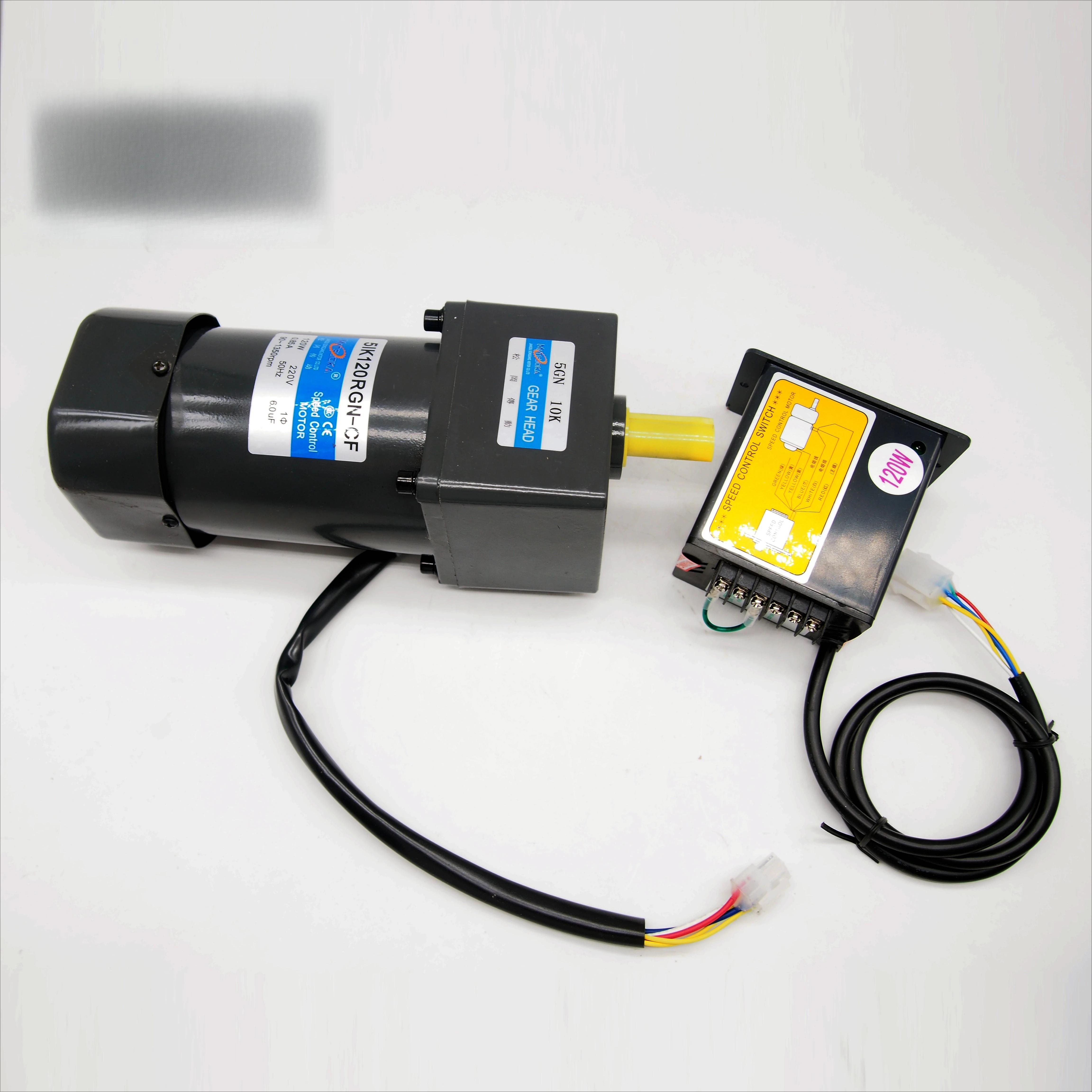 Z120W 220V 5IK120RGN-CF AC Gear Motor With Brushless Commutation Speed Regulator Adjustable Speed High Torque Asynchronous Motor