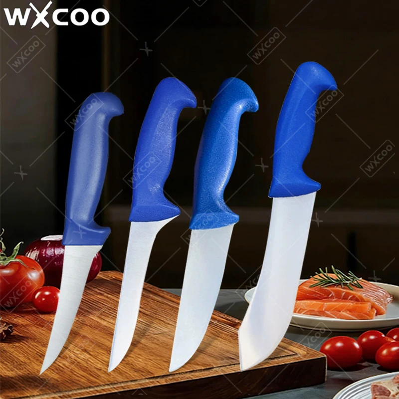Cuchillo Profesional para Deshuesar WXCOO, Cuchillo de Cocina de Acero Inoxidable, Cuchillo de Chef para Cortar Filetes, Pelar Frutas, Cuchillo de Carnicero Forjado a Mano