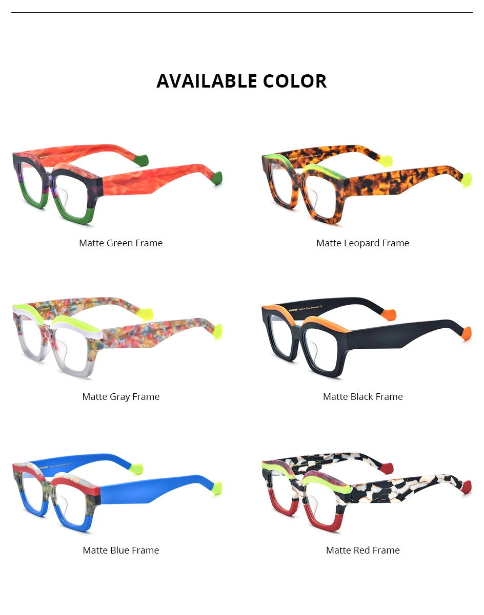 HEPIDEM Acetat Brille Männer Marke Designer Oversize Große Größe Brillen Rahmen Japanische Handgemachte Brille Männer Dicke Brillen 9374 – Detail 18