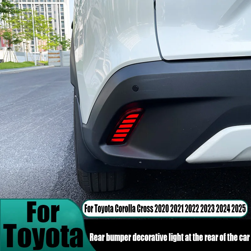 

Для Toyota Corolla Cross 2020 2021 2022 2023 2024 2025 модифицированный задний бампер светодиодный декоративный светильник для модификации внешней части автомобиля