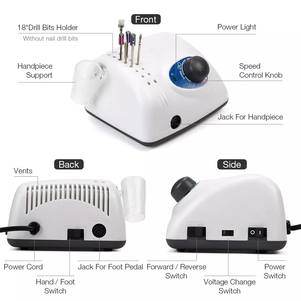 STRONG 210 Plus Electric Micro Motor 65W 35000RPM Machine Cutter for Dental Lab