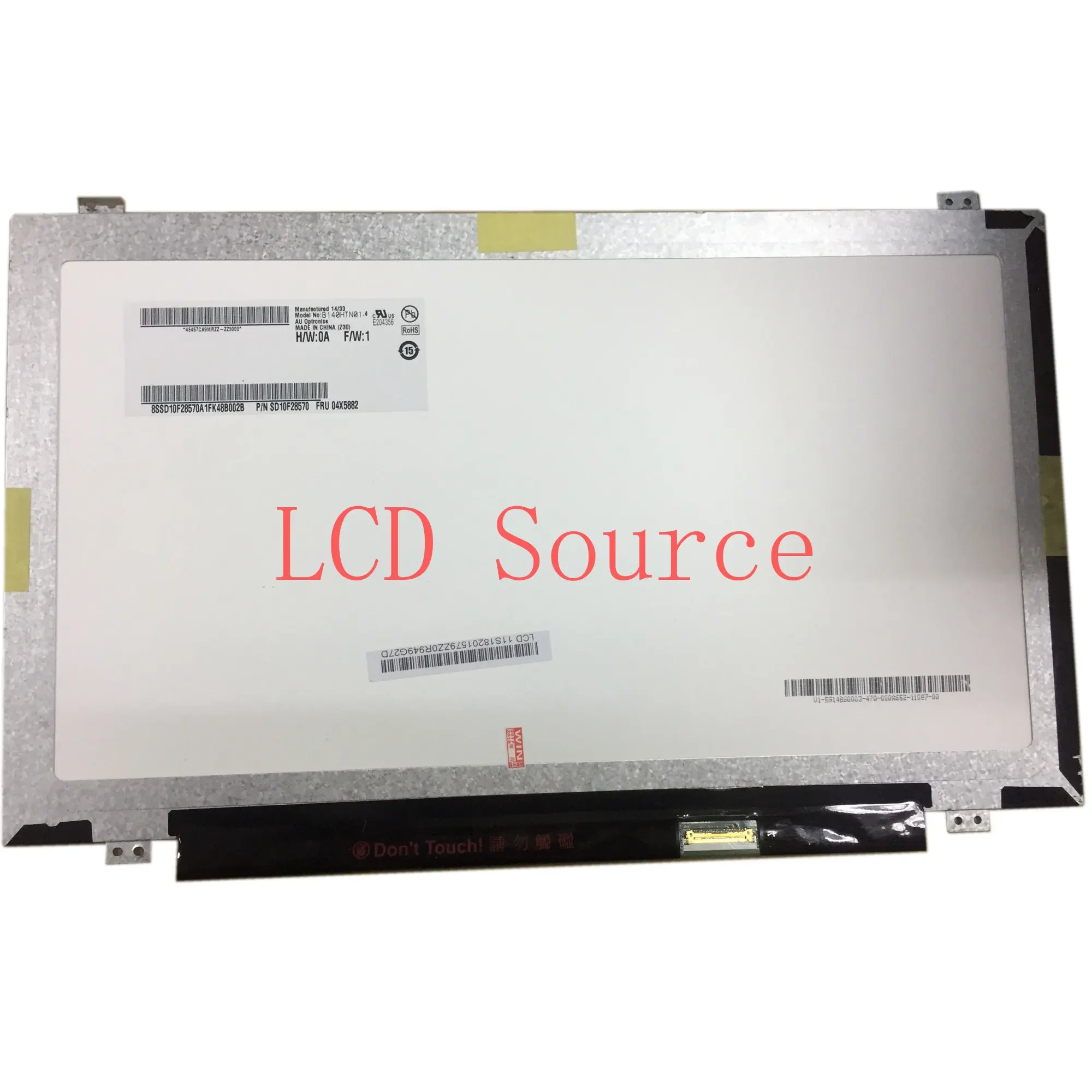 B140HTN01.4 fit B140HTN01.2 HB140FH1-301 401 N140HGE-EAA/ A1/ BA EDP 1920X1080 LCD SCREEN