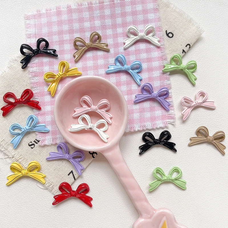 

10 шт., лента с бантом, запеченная краска из сплава, ювелирные аксессуары из бисера, ювелирные аксессуары «сделай сам», материалы ручной работы