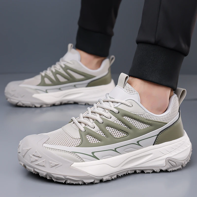 Hot Selling Men'S Hiking Shoes Spring Outdoor Anti Slip And Wear-Resistant Sports Shoes Comfortable And Casual Climbing Boots