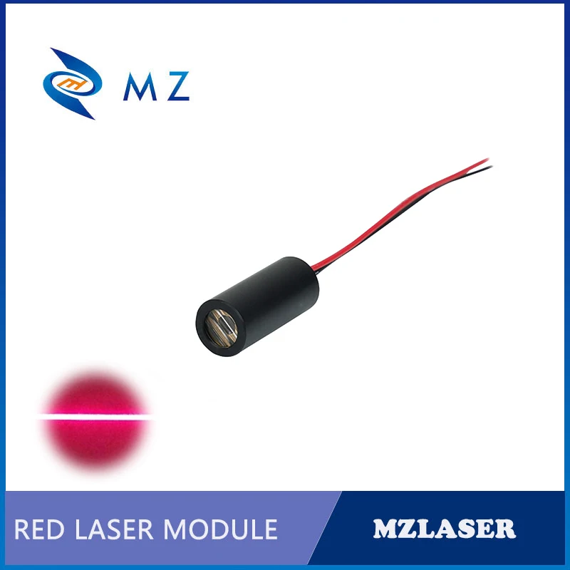 Red line laser module 635nm20mw Line 90 degree Industrial grade marking instrument laser module