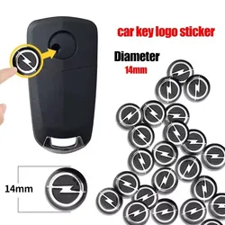 14mm Aluminum Car Key Badge Emblem Replacement Car Key Stickers For Opel Astra Insignia Mokka Zafira Corsa Vectra Antara Meriva