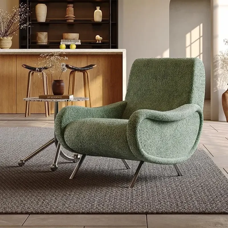 

Simple armrest single sofa