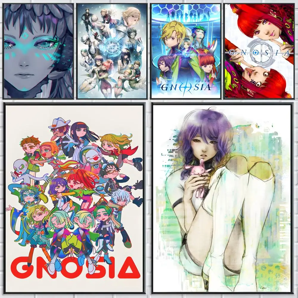 G-Game GNOSIA Poster HD Self-adhesive Waterproof Paper Sticker Suitable For Living Rooms Bedrooms Home Decor