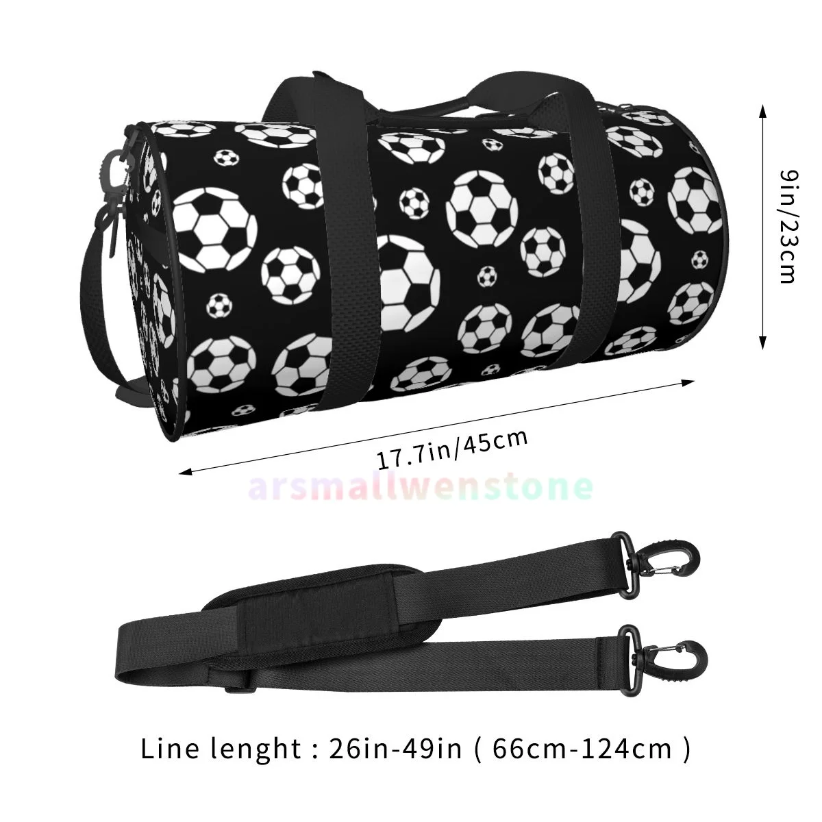 Saco de yoga de futebol treino durável mochila bolsas redondas sacos de fitness ao ar livre viagem duffle saco