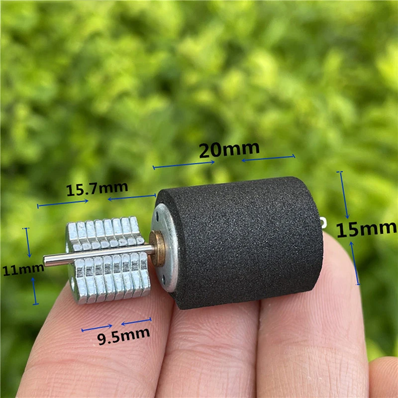 Mini Vibration Motor DC 3V-6V Powerful Cylindrical Vibration Electric Motor