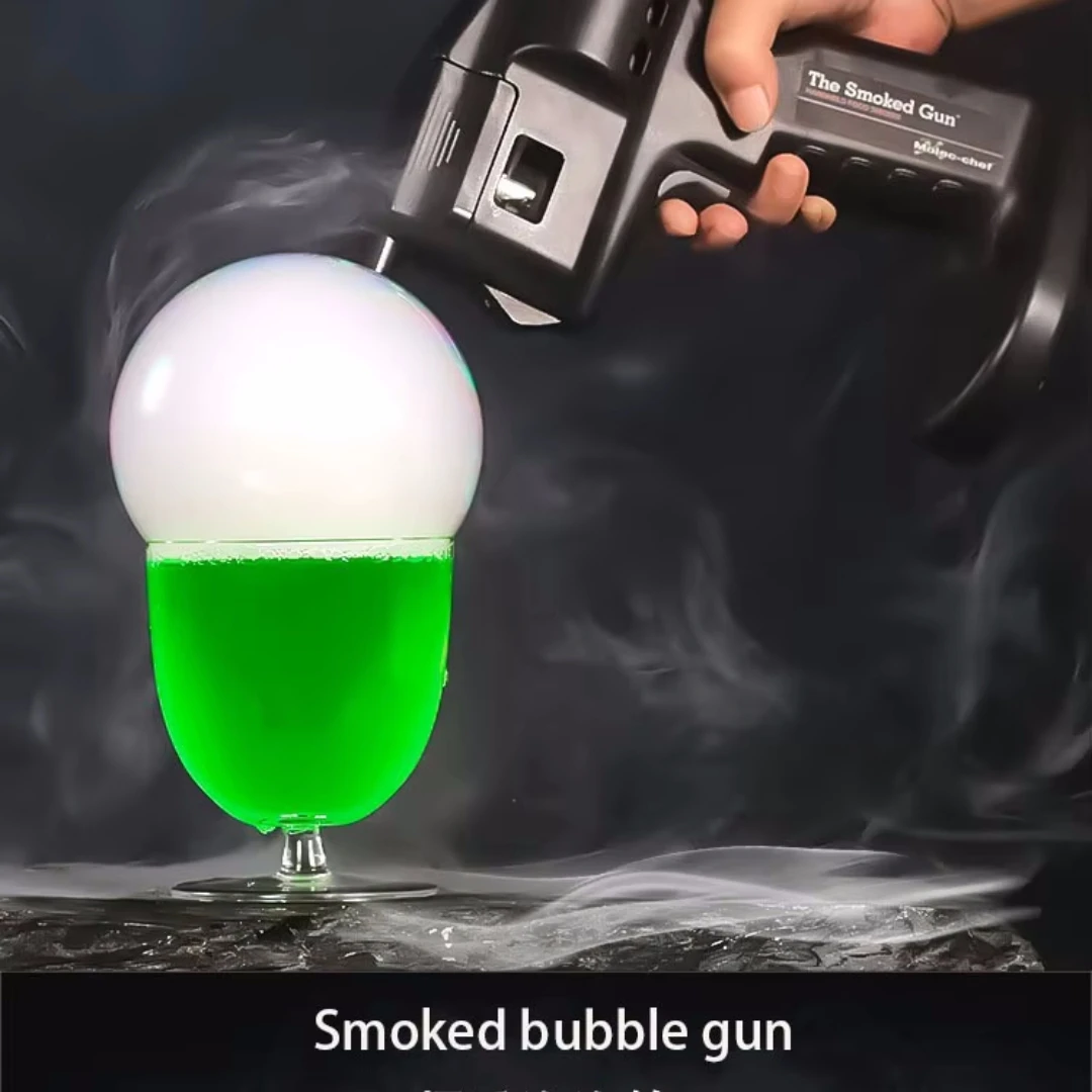 Smoking Flavor Blaster Cocktail Smoker Bubble Gun Barman Bartender Kit Smoke Food Accessories Home Brewing & Wine Making Barware